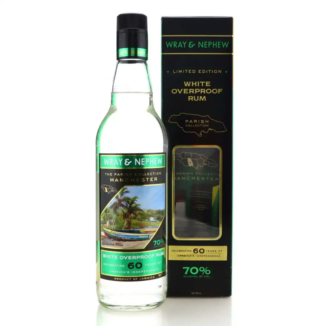 Bottle of J. Wray & Nephew LTD. The Parish Collection (60 Years of Independence)