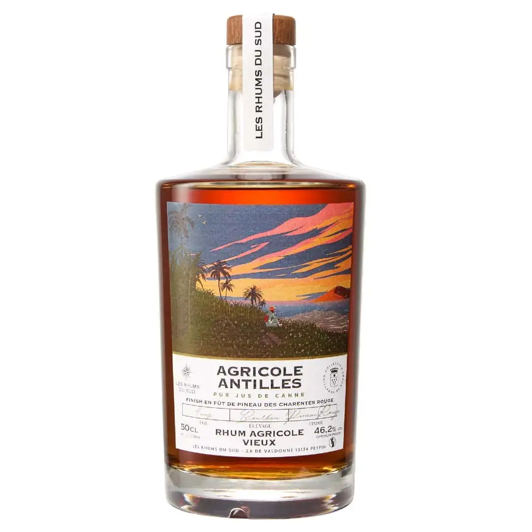 Bottle of Les Rhums du Sud Saint James Agricole Antilles (Pineau des Charentes Rouge)