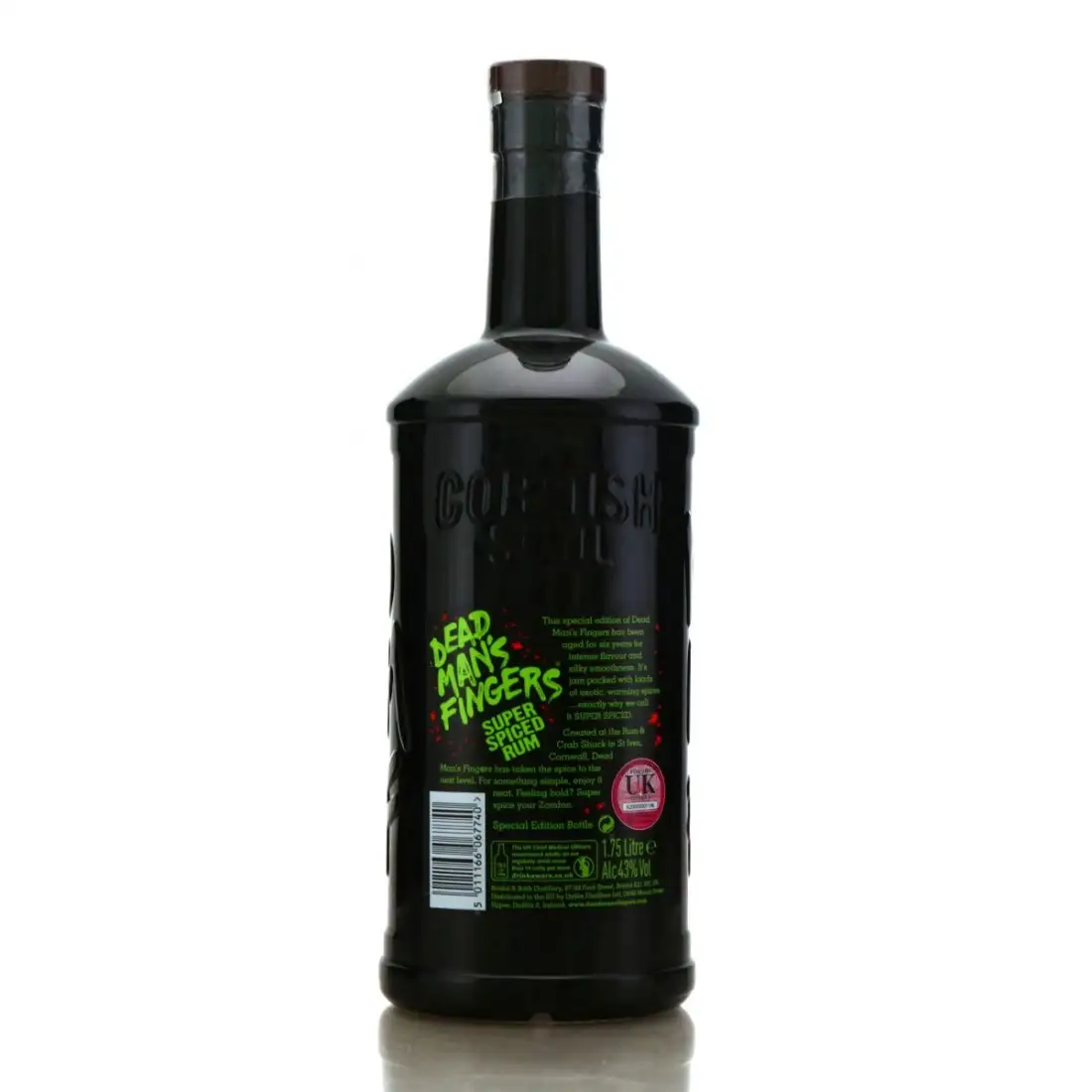 Image haute résolution de The Rum &amp; Crab Shack Dead Man’s Fingers Super Spiced Rum