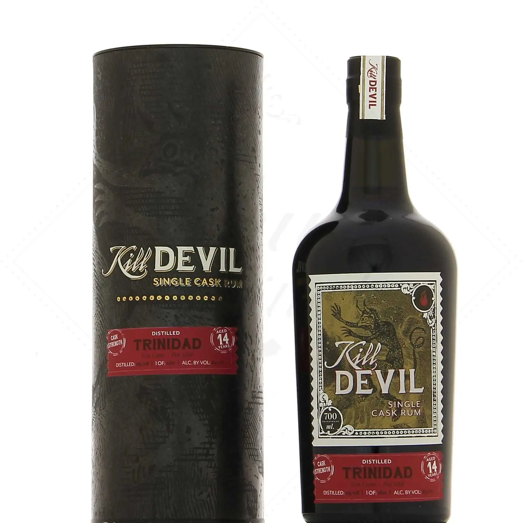 Bottle of Ten Cane Kill Devil Trinidad 2008
