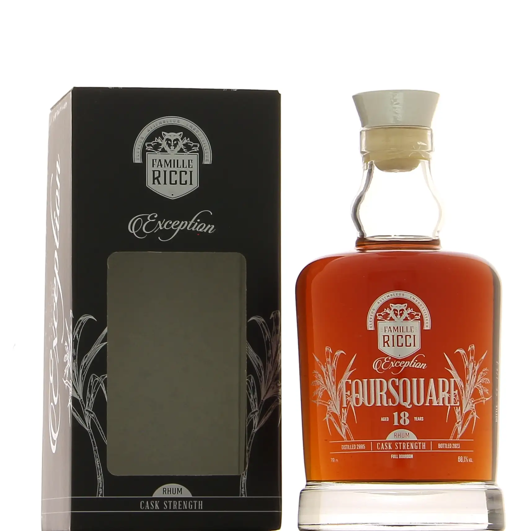 Bottle of Famille Ricci Foursquare Exception 2005