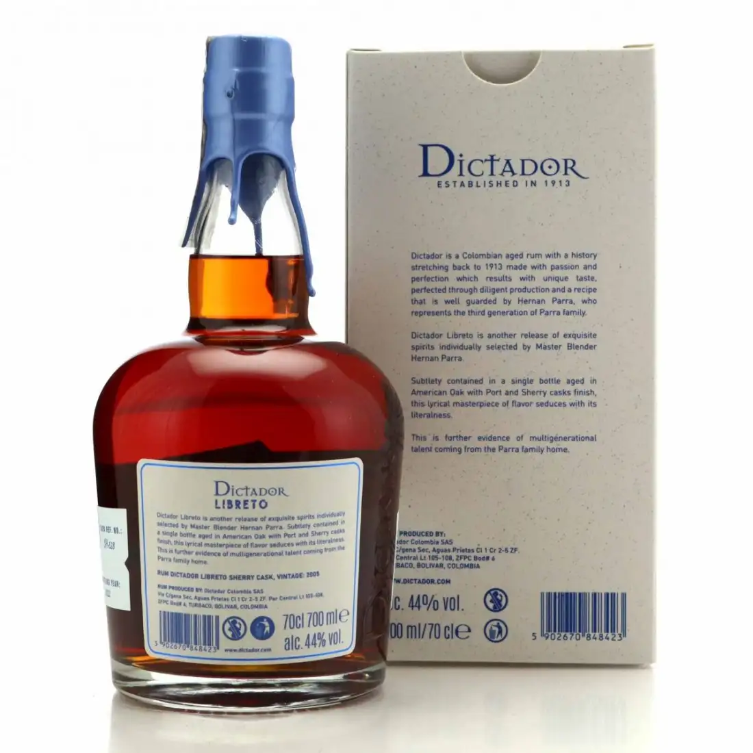 Image haute résolution de Dictador Libreto Sherry Cask 2005