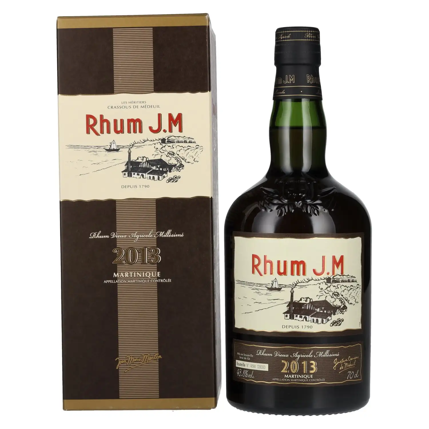 Bottle of Rhum J.M 2013