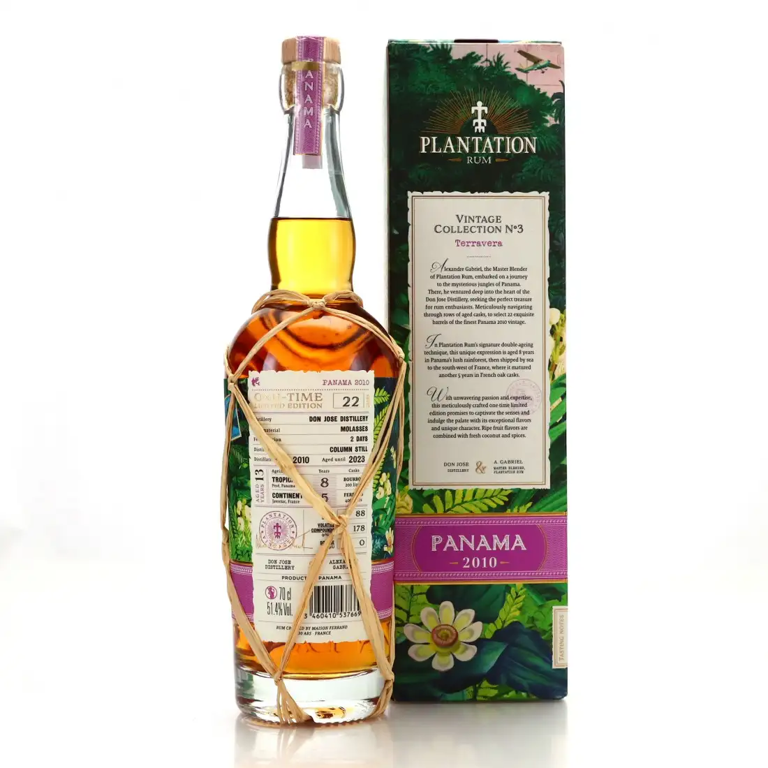 Image haute résolution de Don José Plantation Panama One-Time Terravera 2010