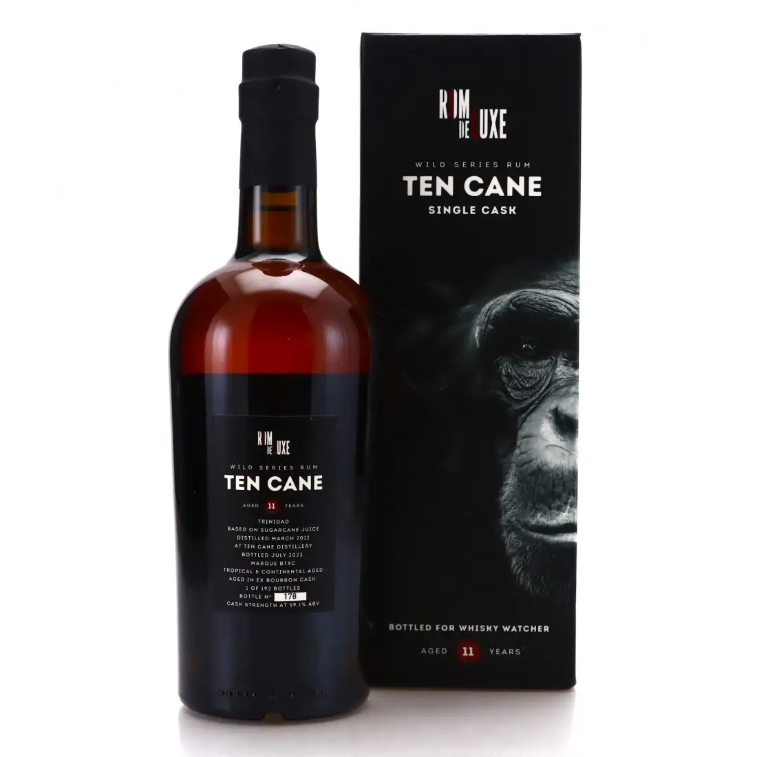 Image haute résolution de Romdeluxe Ten Cane Wild Series Rum No. 48 (Whisky Watcher) BTXCA 2012