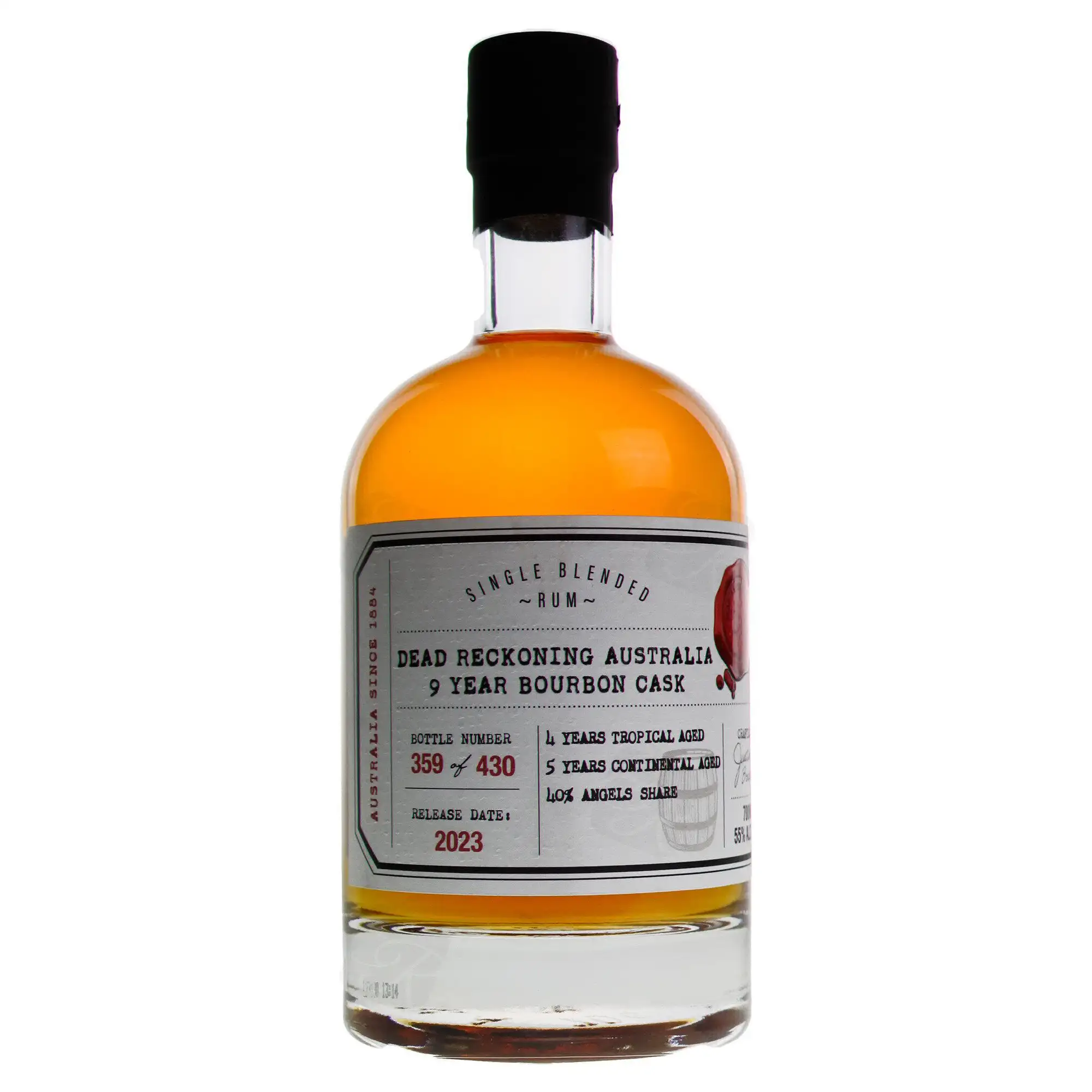 Bottle of Beenleigh Dead Reckoning Rum Australia 2014