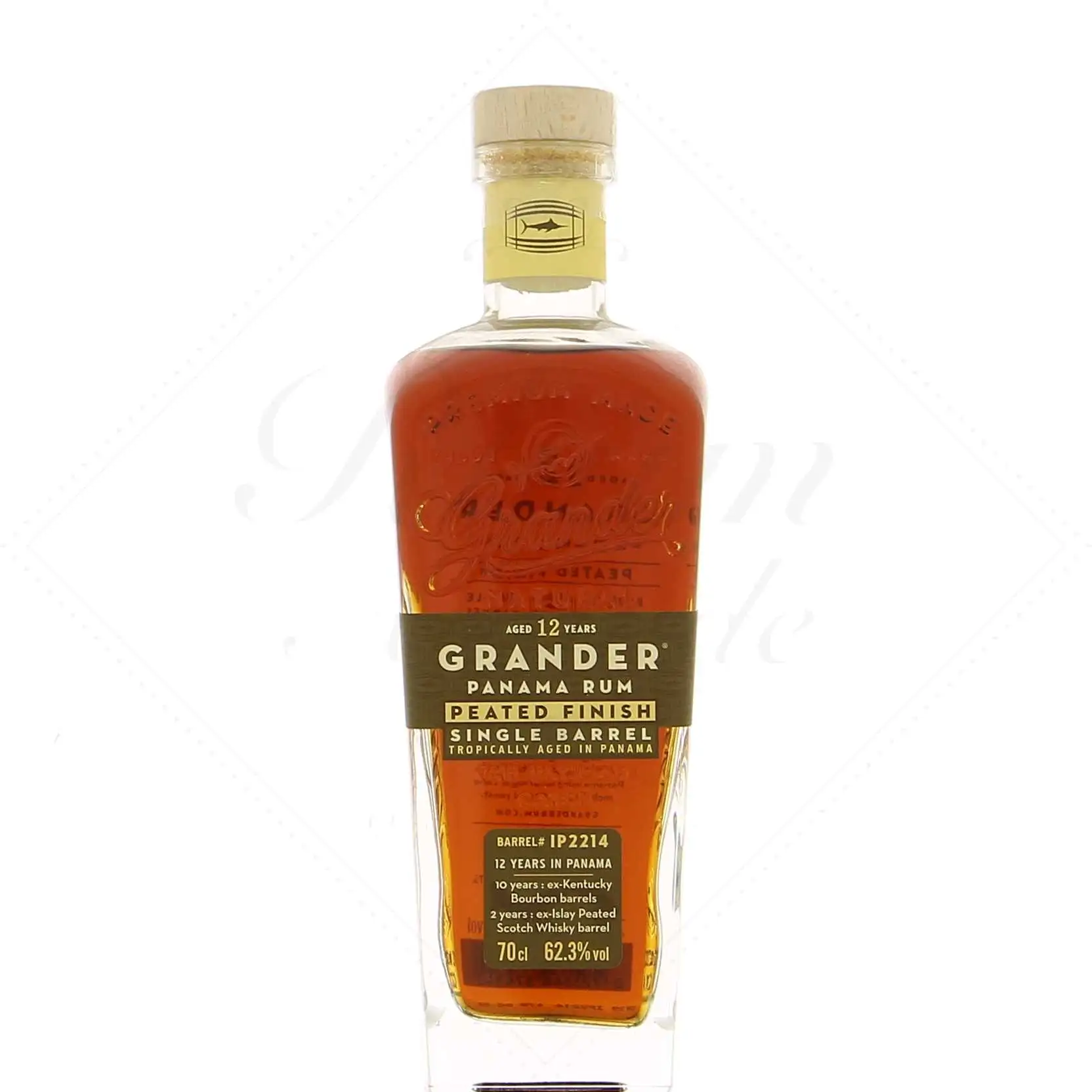 Bottle of Ingenio San Carlos Grander Peated Finish Single Barrel