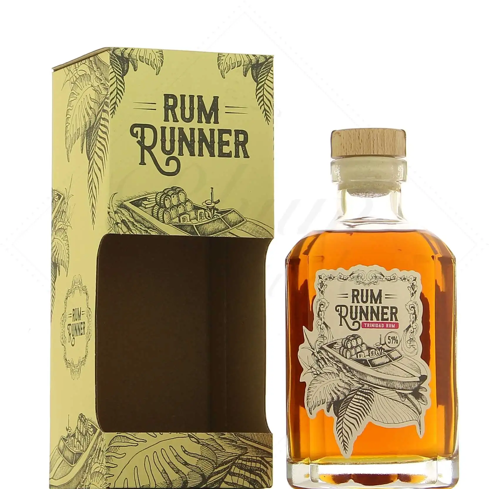 Bottle of Rum Runner Trinidad Rum