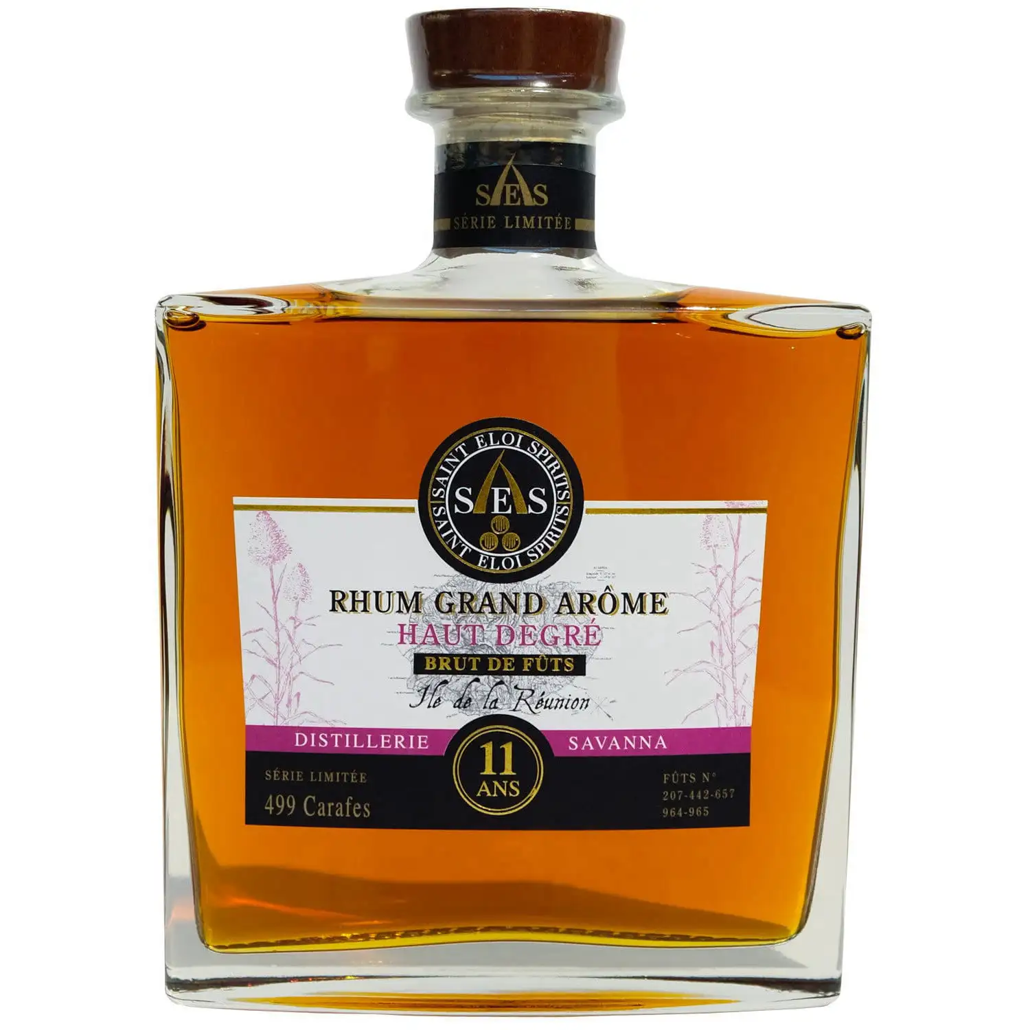Saint Eloi Spirits Savanna Rhum Grand Arôme Haut Degré Grand Arôme 2007