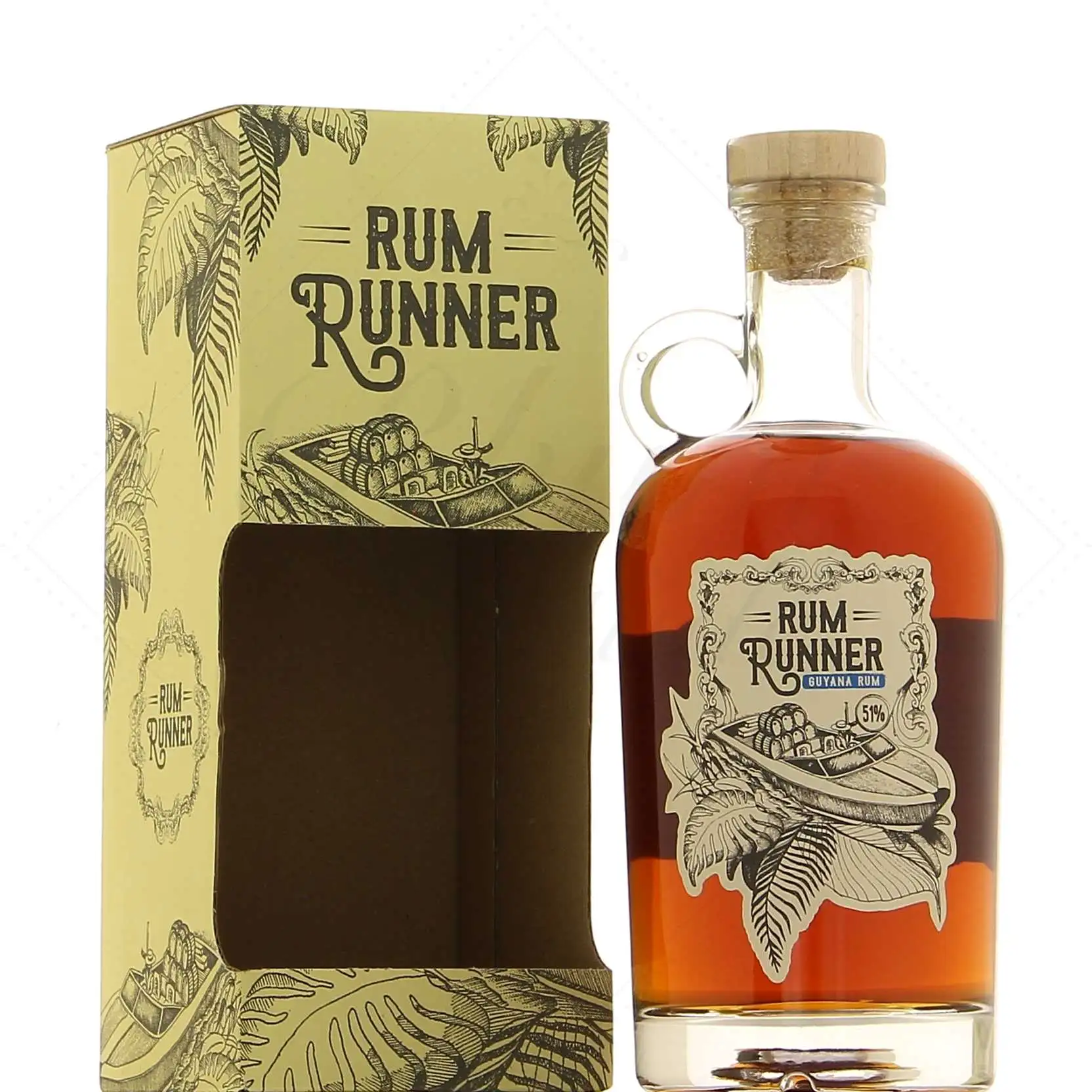 Bottle of Rum Runner DDL Guyana Rum