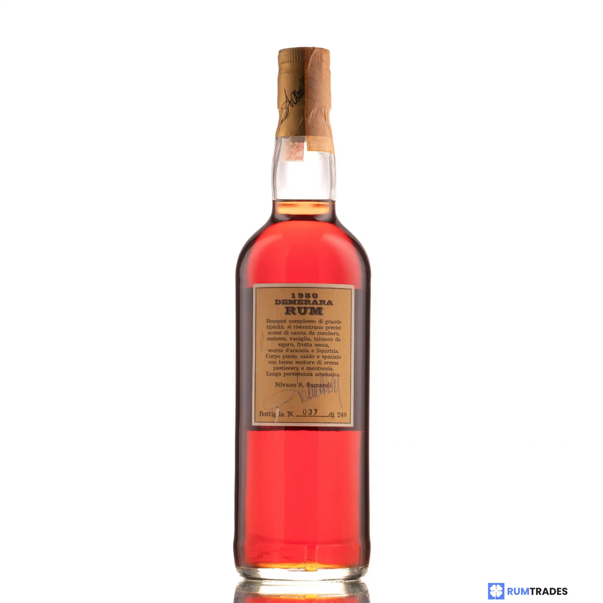 High resolution image of Samaroli Demerara Rum 1980