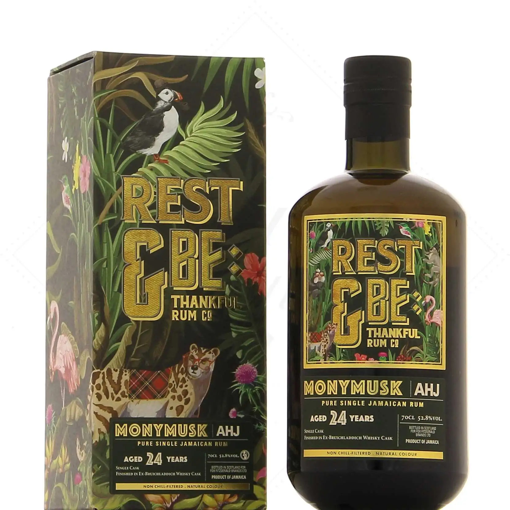 Bottle of Rest & Be Thankful Clarendon Monymusk AHJ 1998