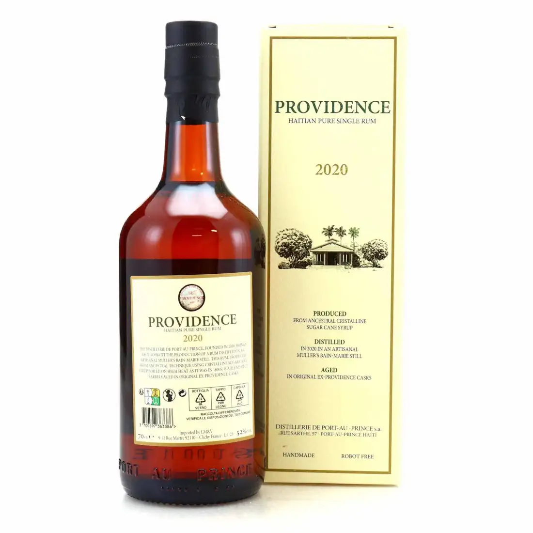 Image haute résolution de Velier Providence Haitian Pure Single Rum 2020