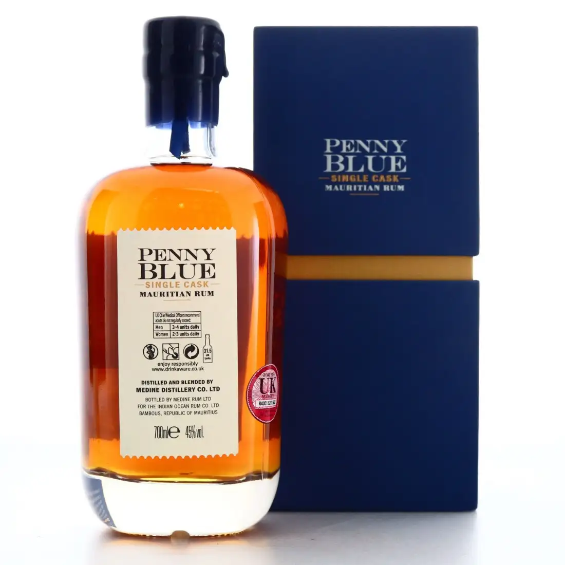 Image haute résolution de Medine Estate Penny Blue Single Cask 2006