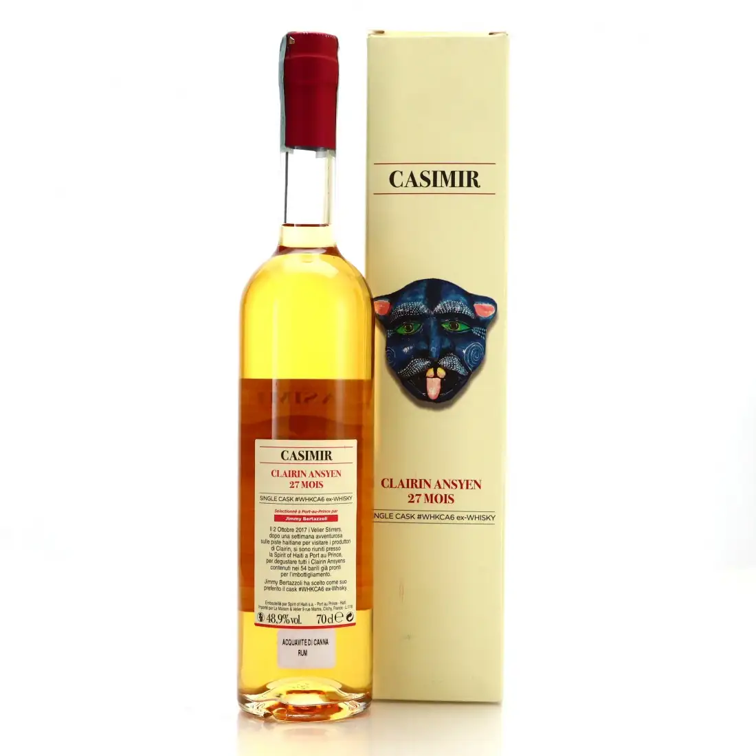 Image haute résolution de Velier Casimir Clairin Ansyen Casimir (Jimmy Bertazzoli) 2015