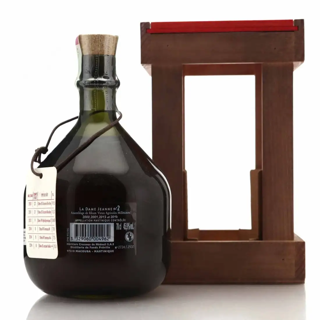 High resolution image of Rhum J.M La Dame Jeanne Numéro 2 2023