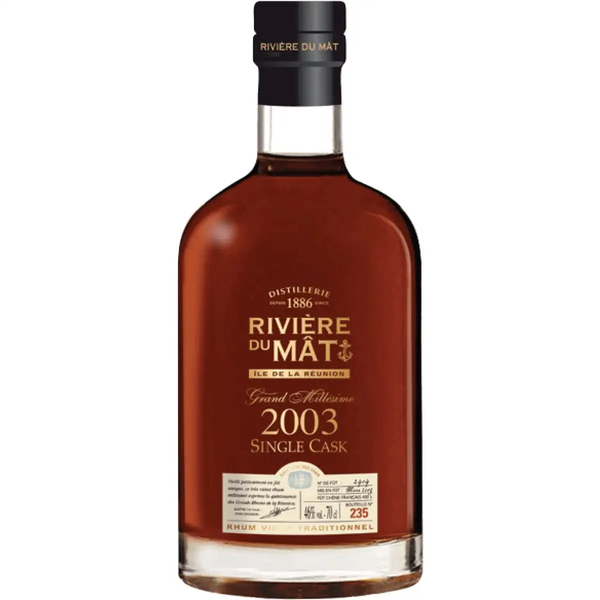 Bottle of Rivière du Mât Single Cask 2003