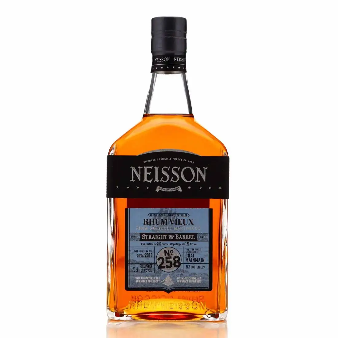 Bottle of Neisson Straight from the Barrel No. 258