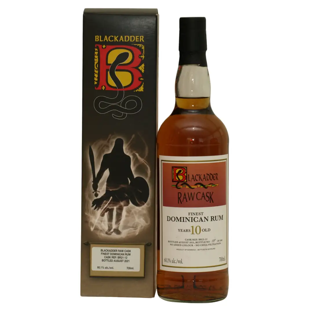 Bottle of Blackadder Finest Dominican Rum (10 Years Old) 2011