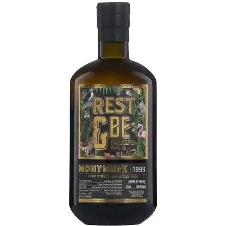 Bottle of Rest & Be Thankful Clarendon Pure Single Jamaican Rum MPG 1999