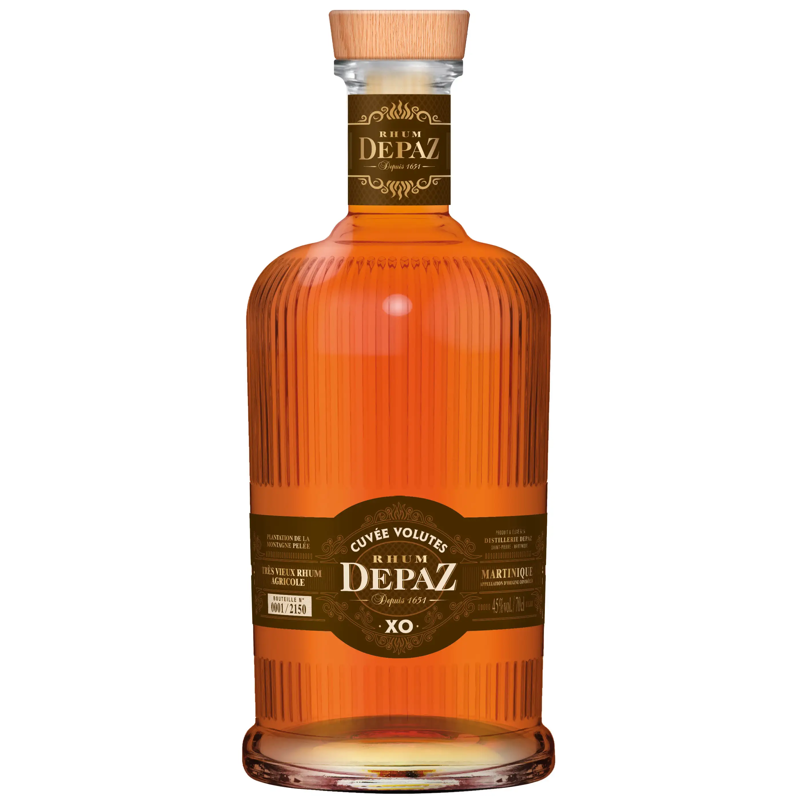 Bottle of Depaz XO Cuvée Volutes