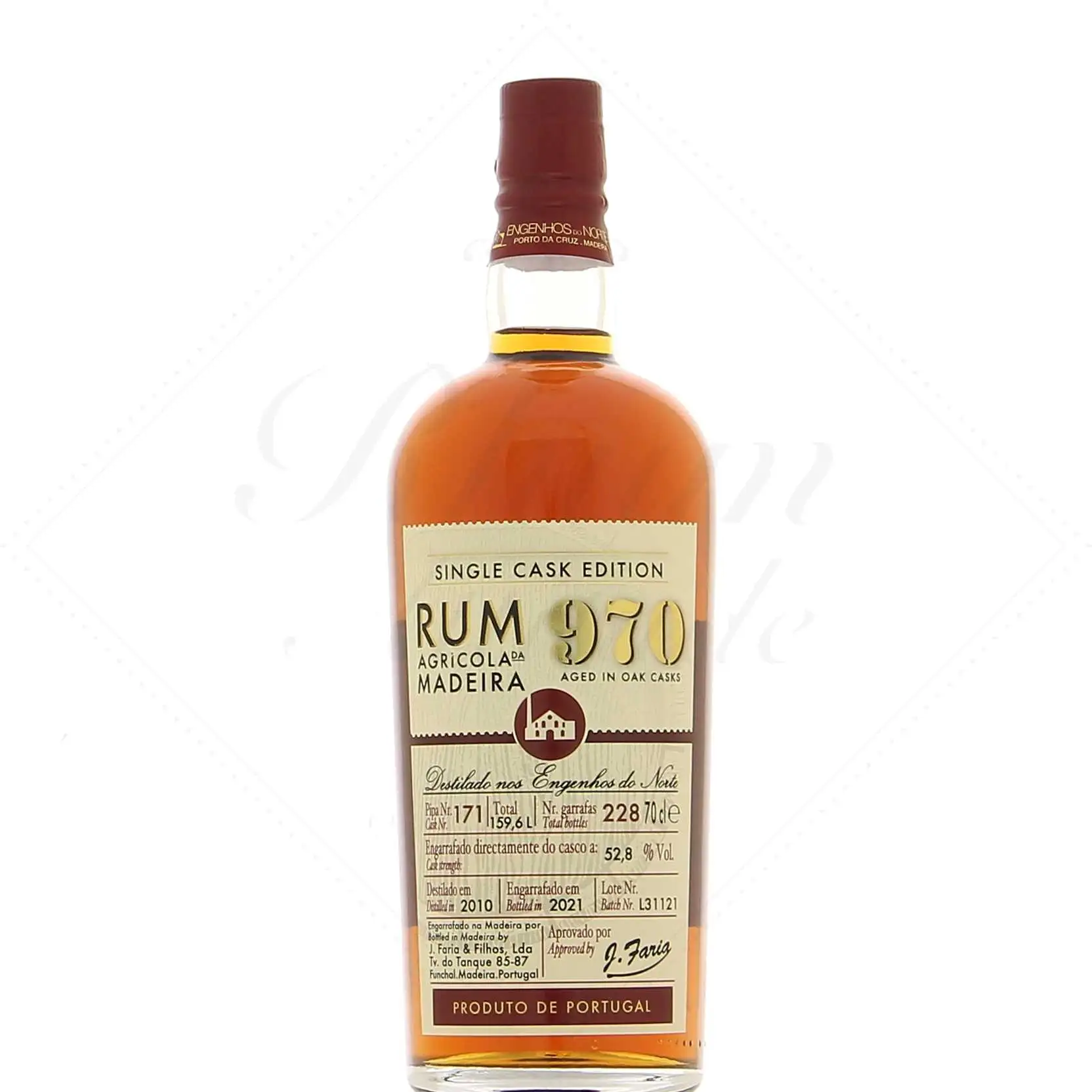 Bottle of Engenhos do Norte 970 Single Cask Edition 2010