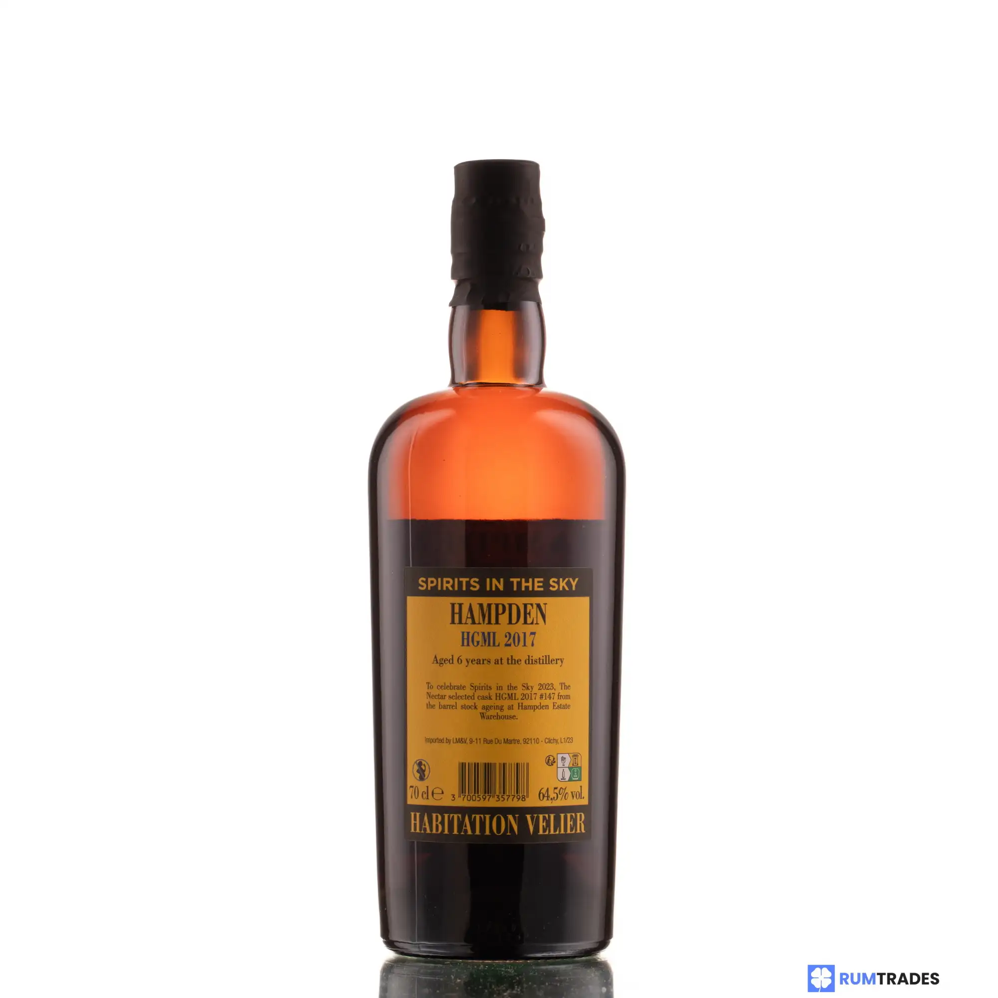 High resolution image of Habitation Velier Hampden Spirits in the sky HGML 2017