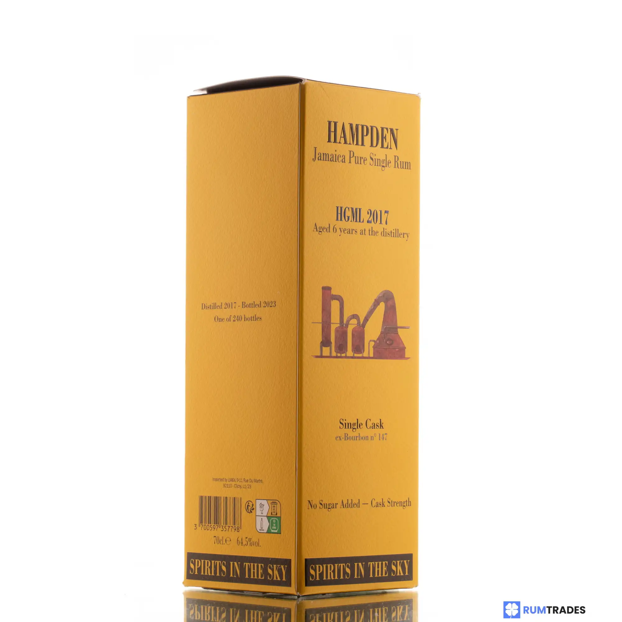 High resolution image of Habitation Velier Hampden Spirits in the sky HGML 2017