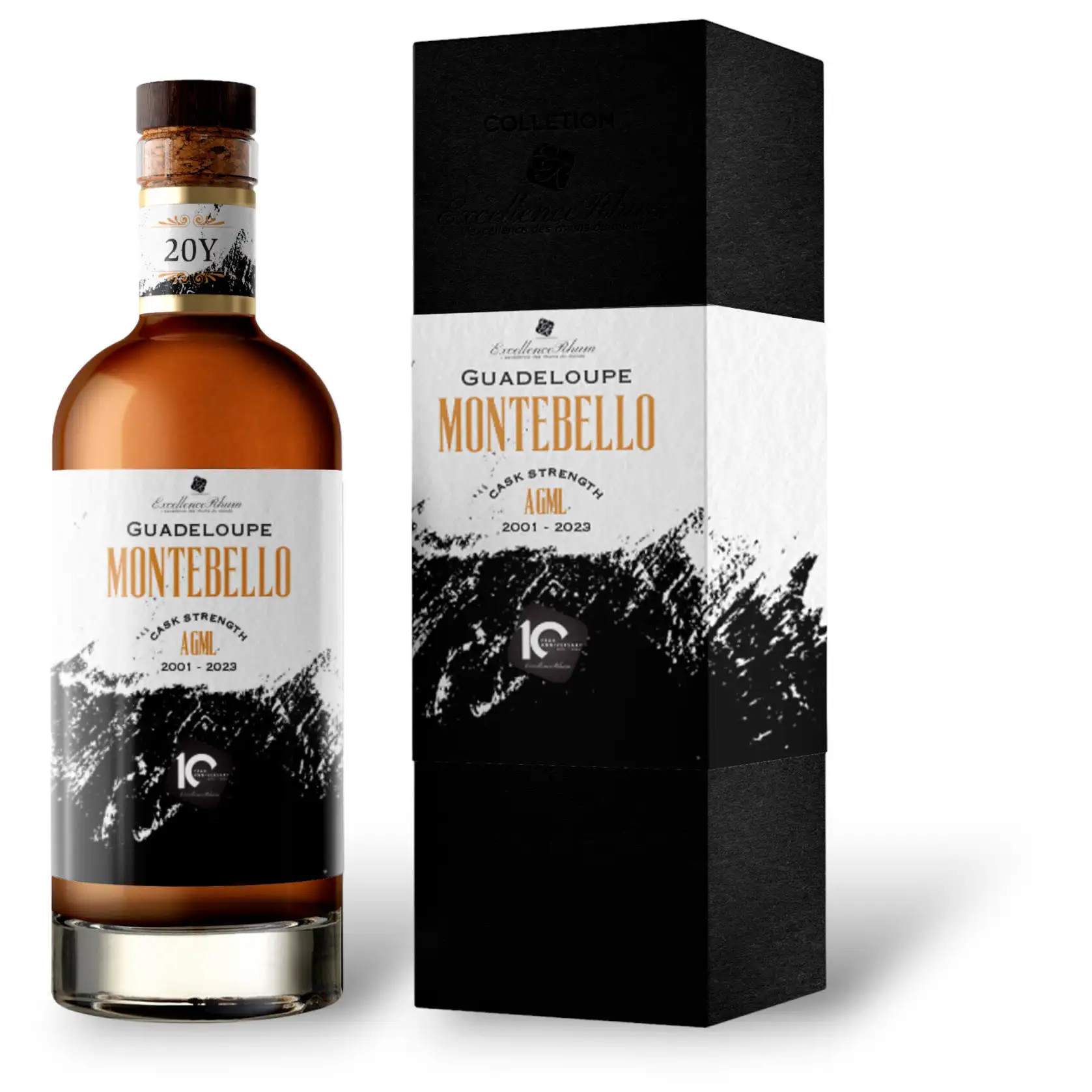 Bottle of Excellence Rhum Carrere Montebello AGML (Collection 2023 - 10th Anniversary) 2001