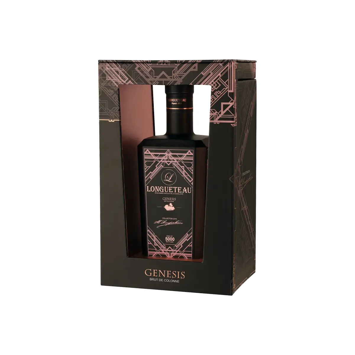 Bottle of Longueteau GENESIS Collection Rhum Ambré 2020