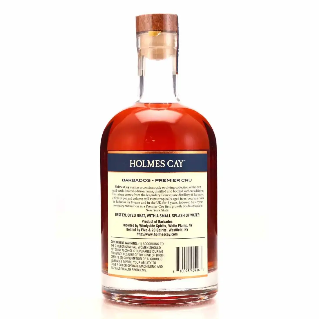 High resolution image of Holmes Cay Foursquare Barbados 2009 Premier Cru