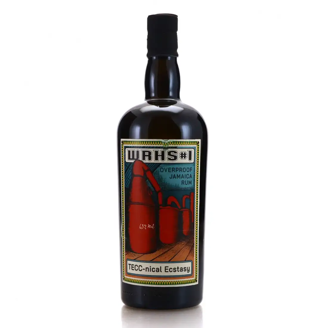 Bottle of Warehouse #1 Long Pond Overproof Rum TECC-nical Ecstacy TECC