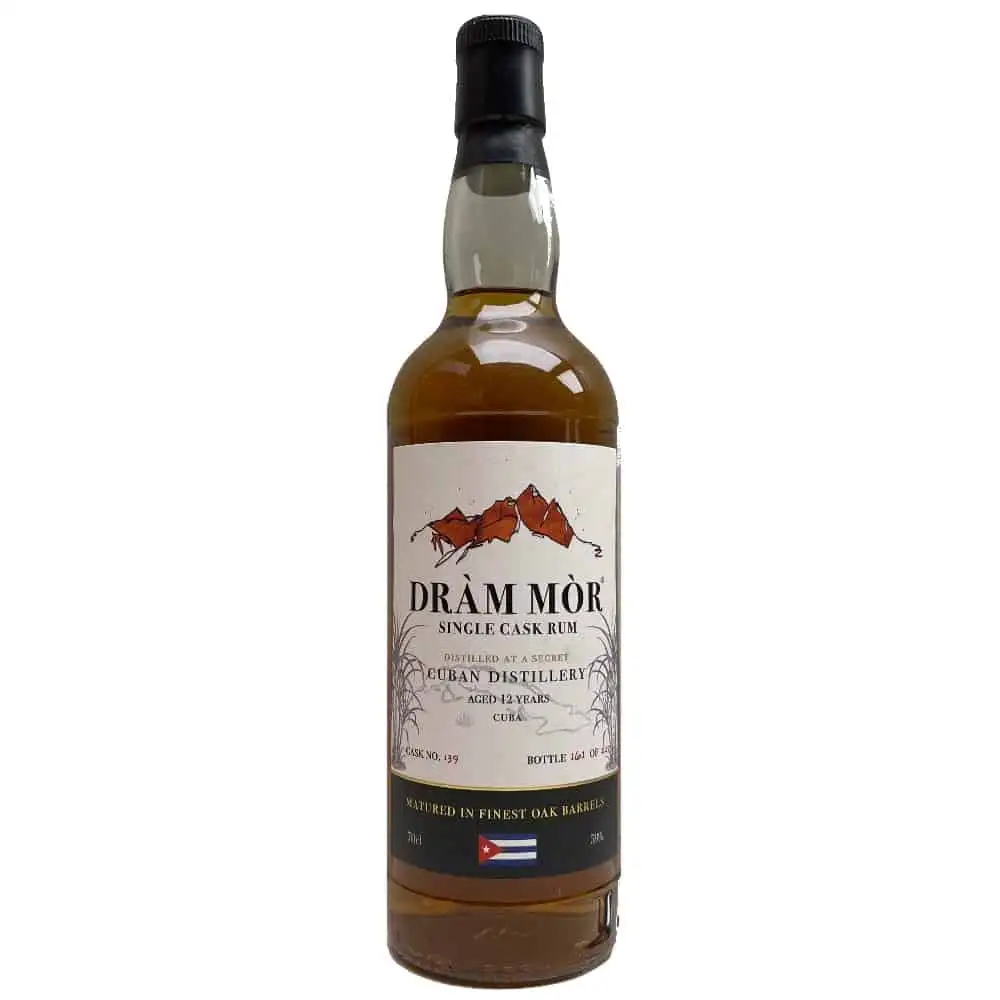 Bottle of Dràm Mòr Sancti Spiritus Cuban Distillery 2007