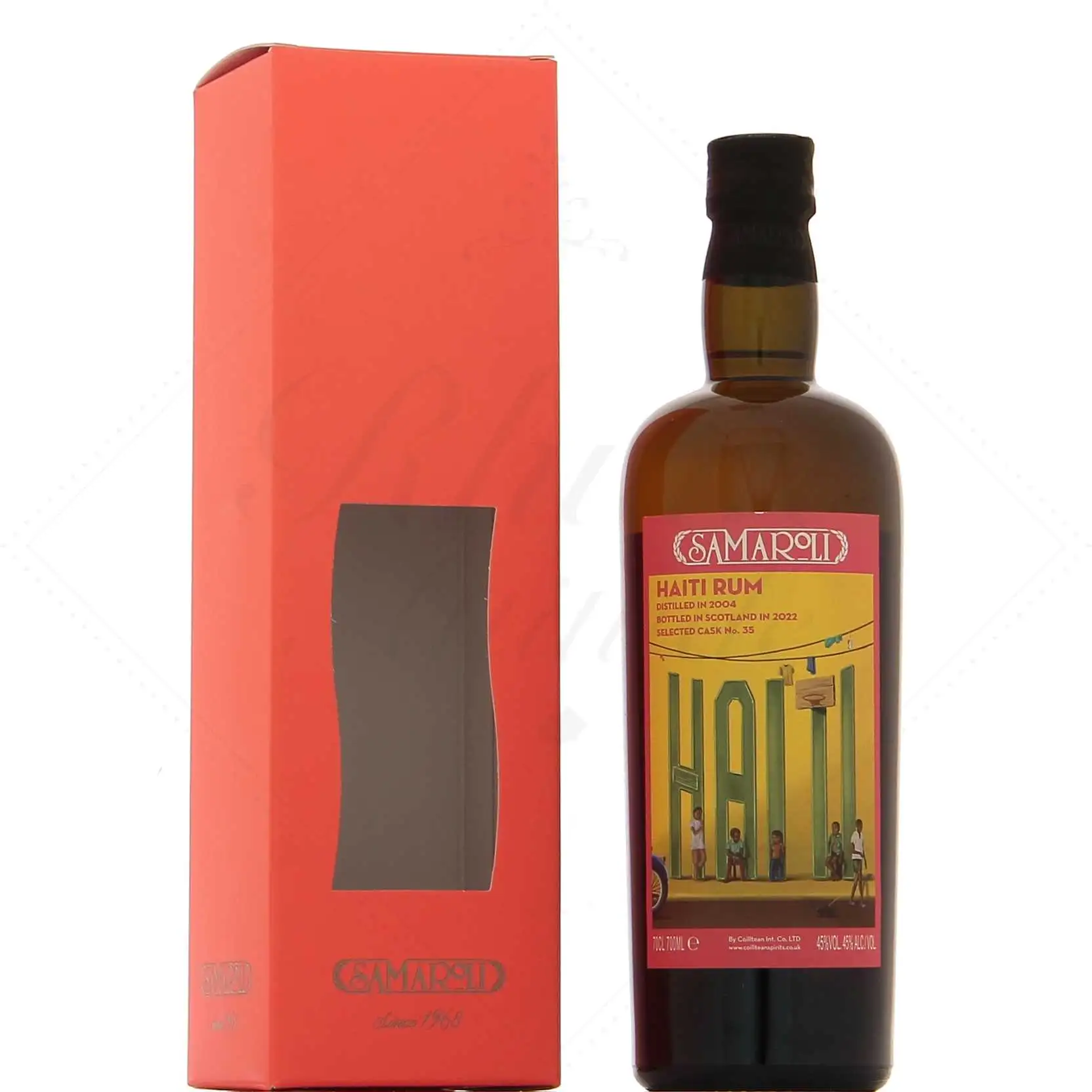 Bottle of Samaroli Haiti Rum 2004