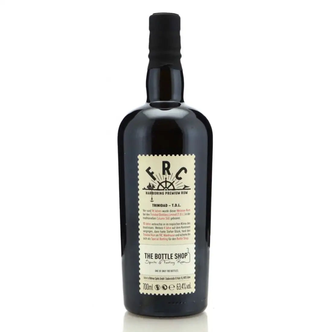 High resolution image of T.D.L Flensburg Rum Company Exclusive for The Bottle Shop Heilbronn 2009