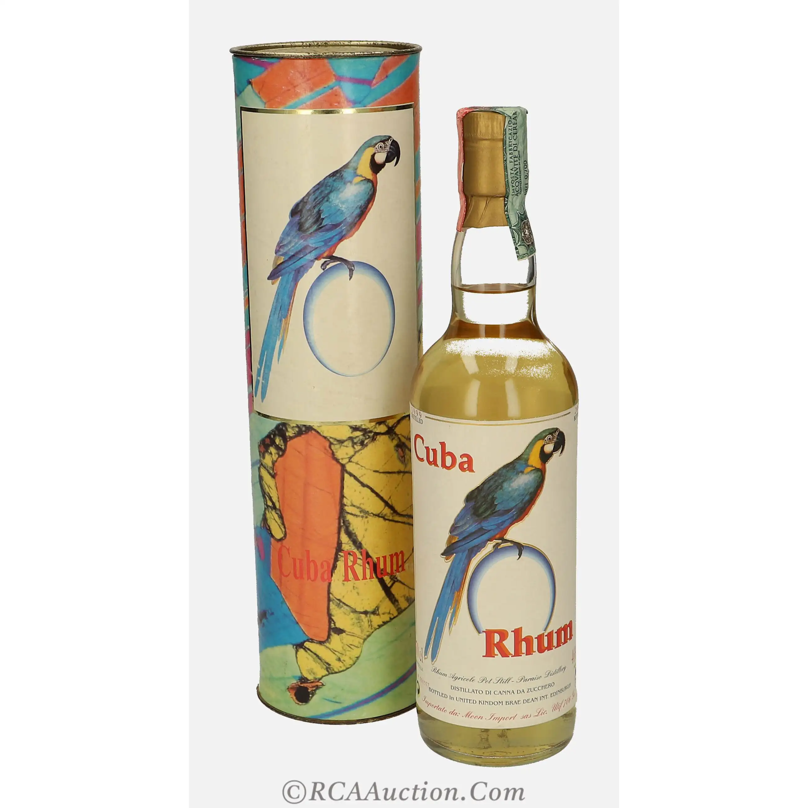 Bottle of Moon Import Sancti Spiritus Cuba Rhum 1999