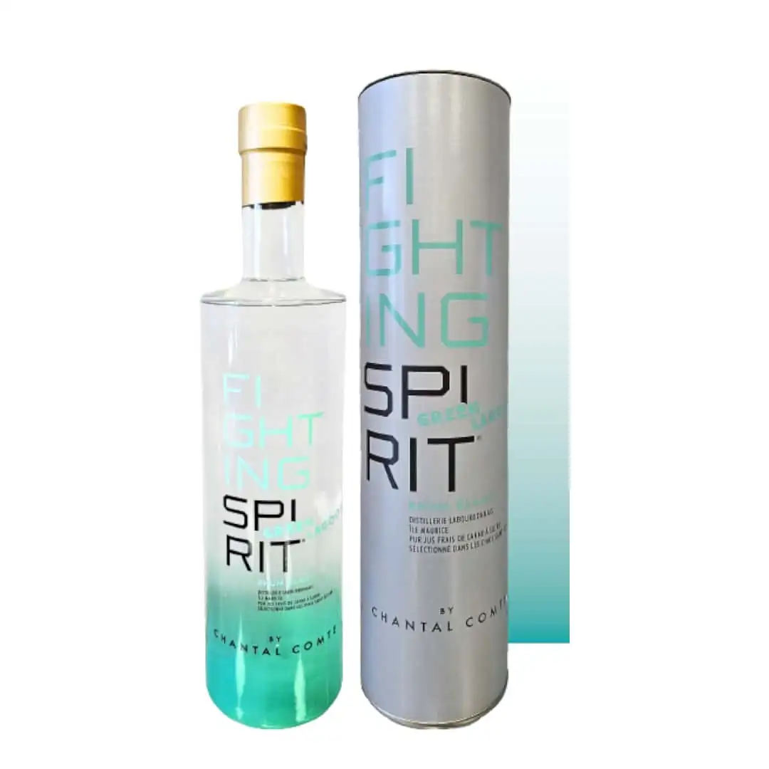 Bottle of Rhum Chantal Comte Fighting Spirit Green Lagoon