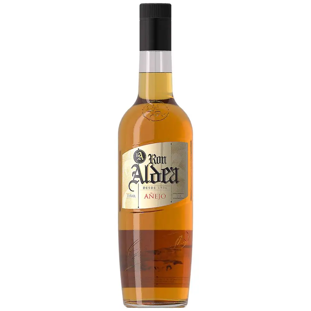 Bottle of Ron Aldea Añejo