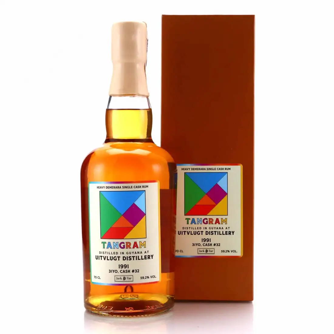 Bottle of Jack Tar Uitvlugt Tangram (5th Anniversary) PM 1991