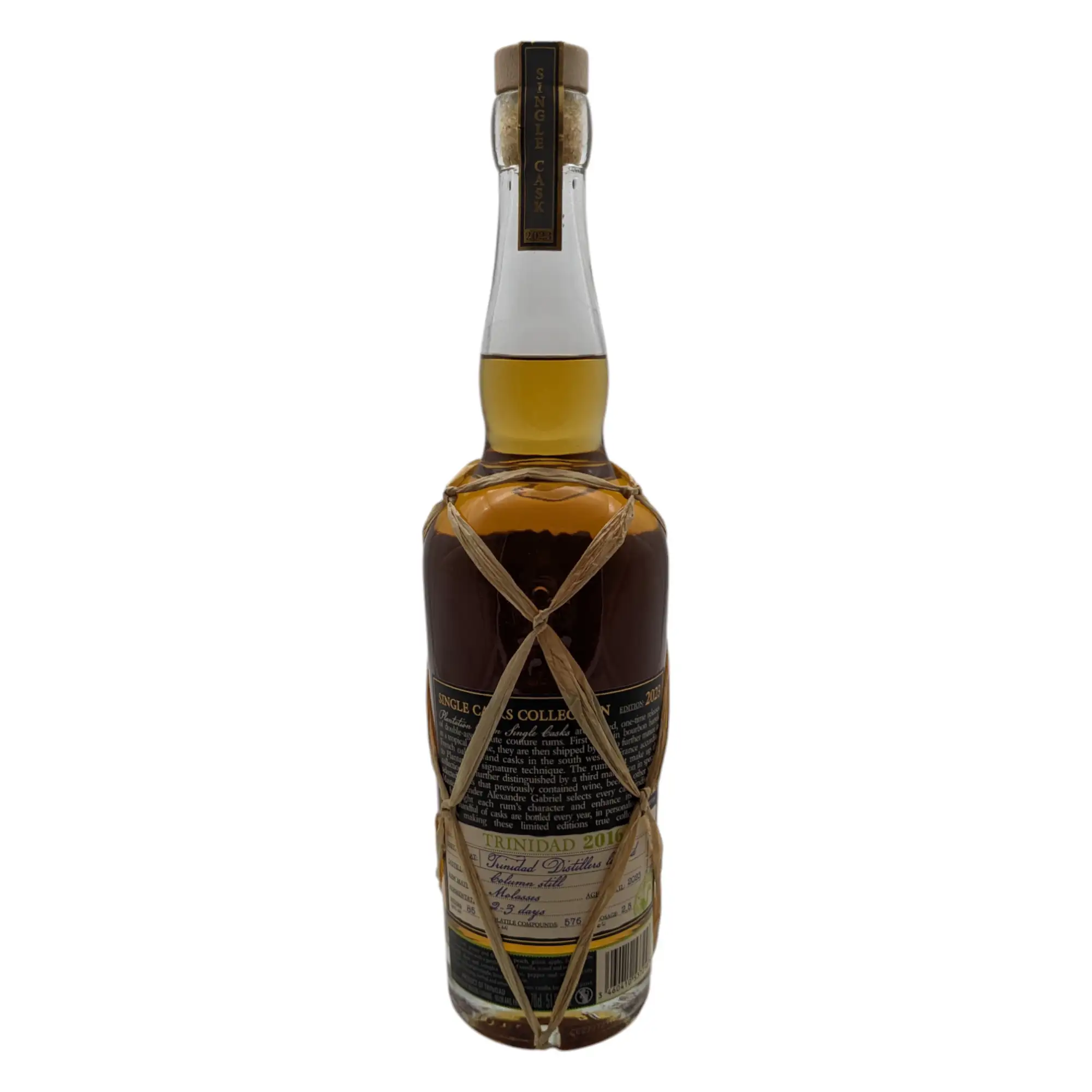High resolution image of T.D.L Plantation Trinidad Mezcal Cask (Luxembourg Shops) 2016