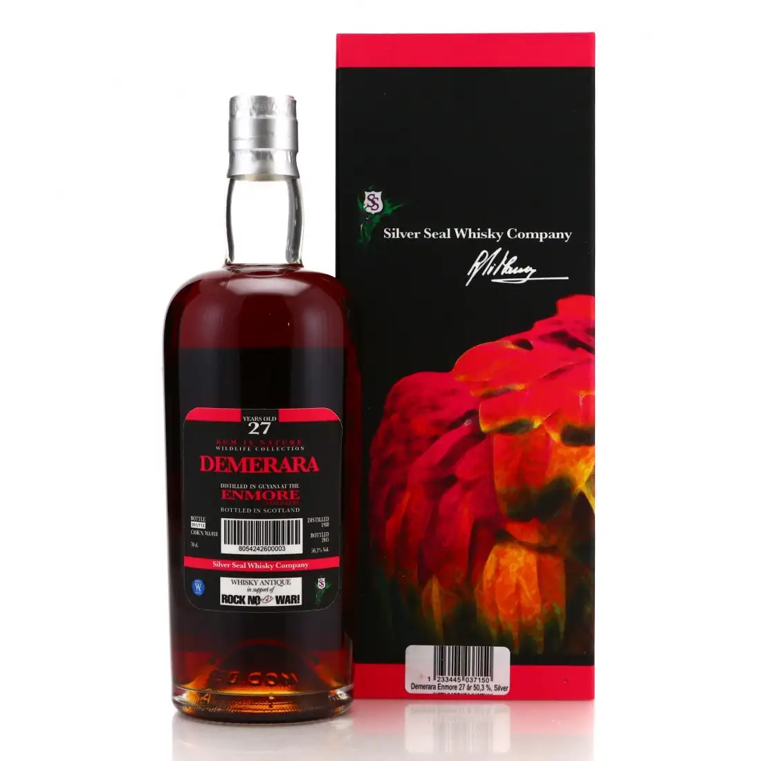 Hochauflösendes Bild von Silver Seal Enmore Demerara (Pink Label) 1988