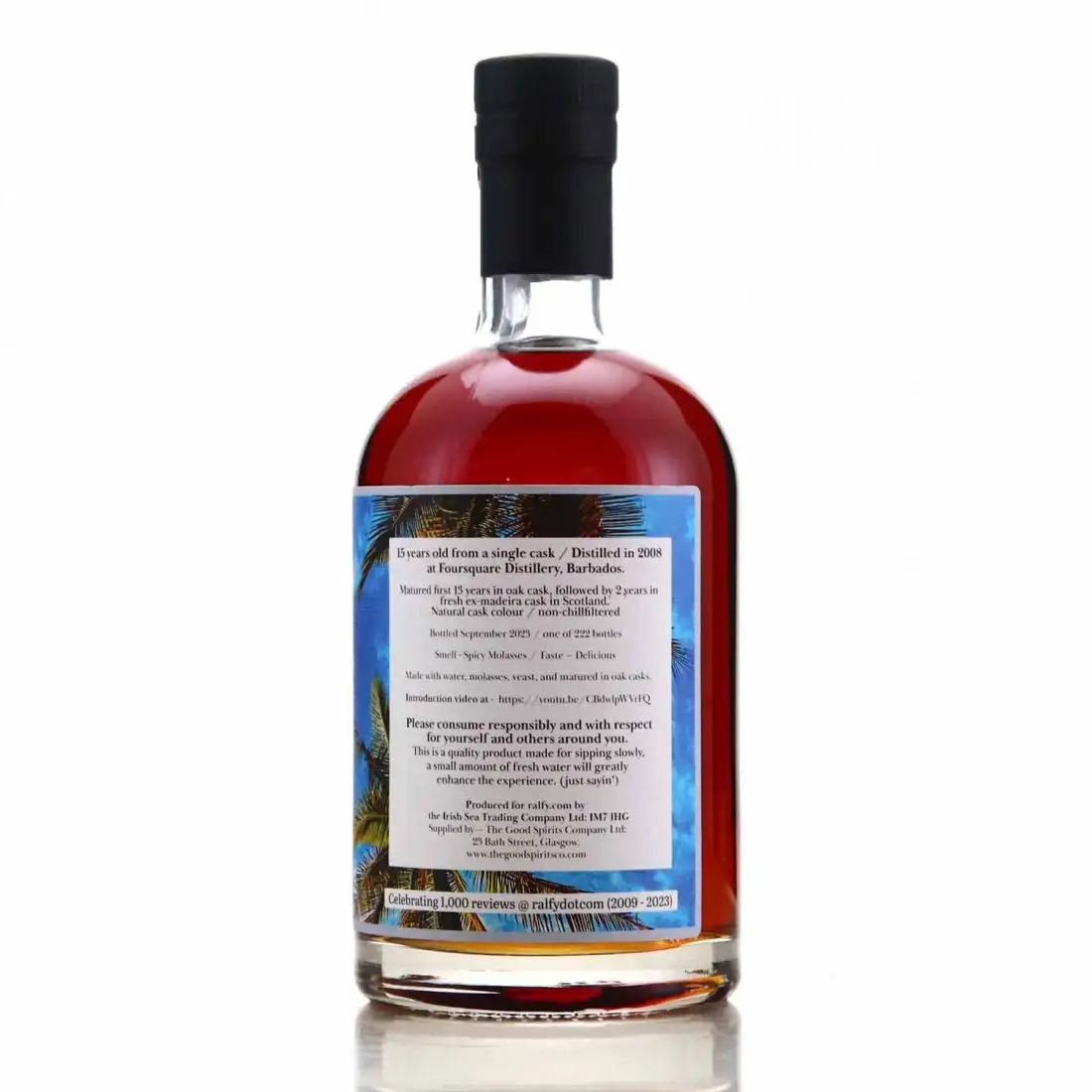High resolution image of The Good Spirits Company Ltd Foursquare Authentic Caribbean Rum 2008