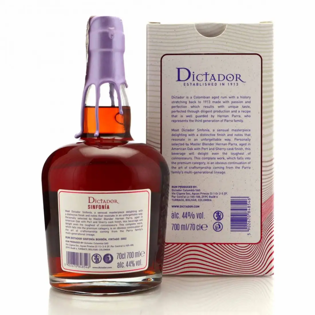 Image haute résolution de Dictador Sinfonía Borbón 2002