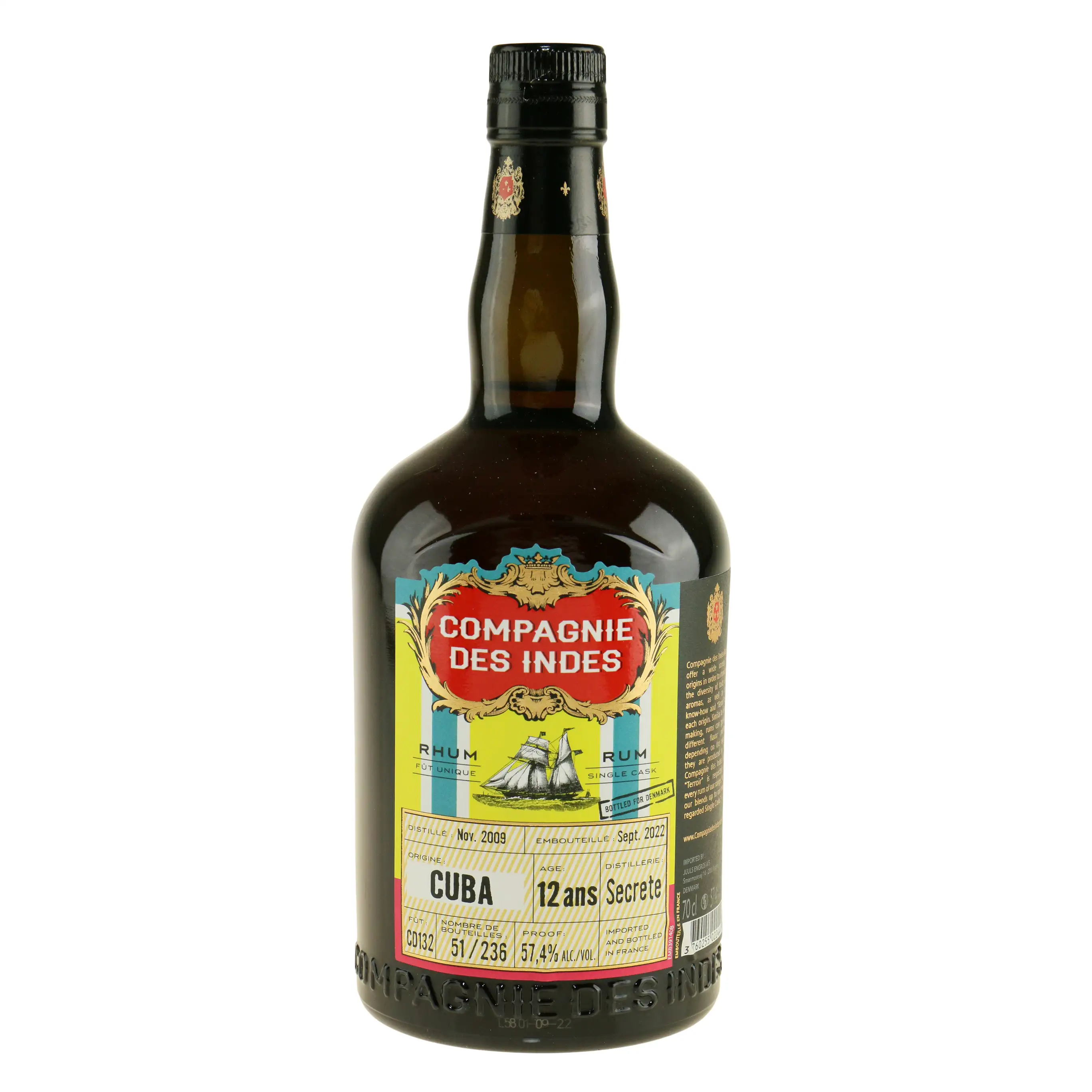 Bottle of CDI Cuba (Bottled for Denmark) 2009
