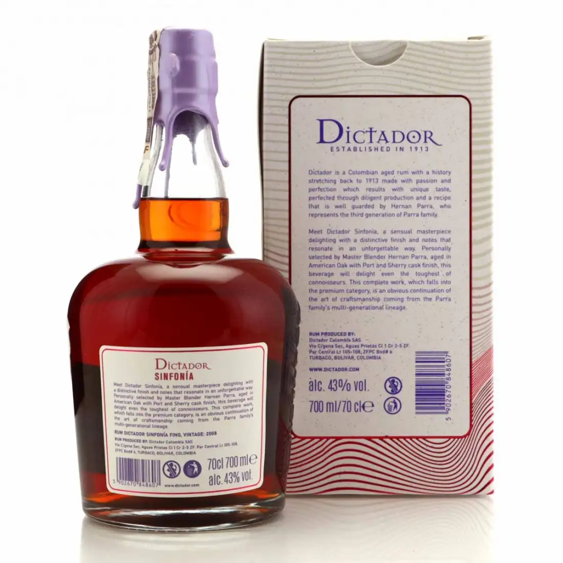 High resolution image of Dictador Sinfonia Fino 2008