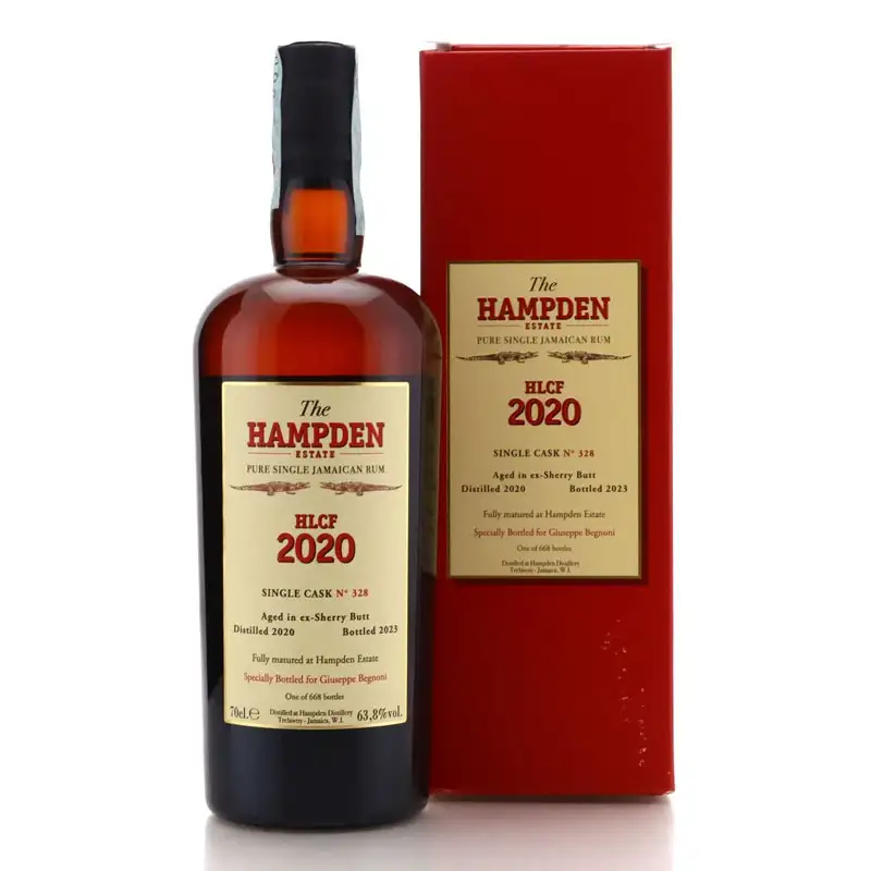 Bottle of Velier Hampden Giuseppe Begnoni HLCF 2020