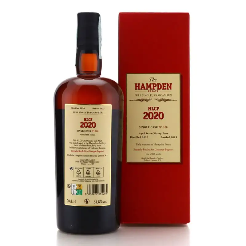 Image haute résolution de Velier Hampden Giuseppe Begnoni HLCF 2020