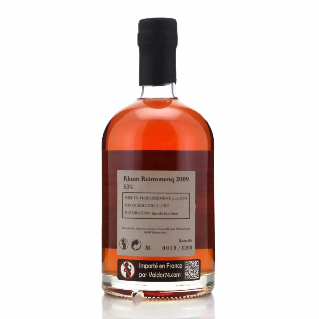 Image haute résolution de Rhum House ReimonenQ Grande Réserve 2009