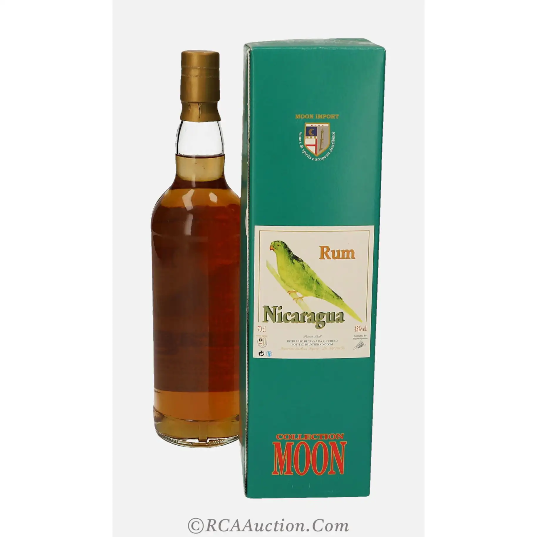 Image haute résolution de Moon Import Rum Nicaragua 1999