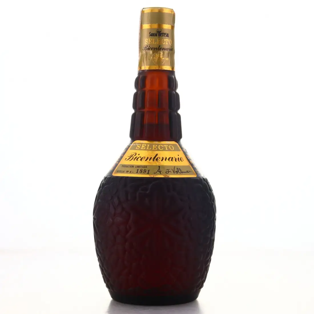 Bottle of Santa Teresa Bicentenario A.J. Vollmer